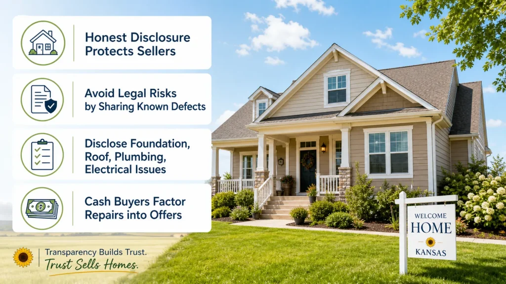 Kansas seller disclosure requirements- honest disclosure protects sellers